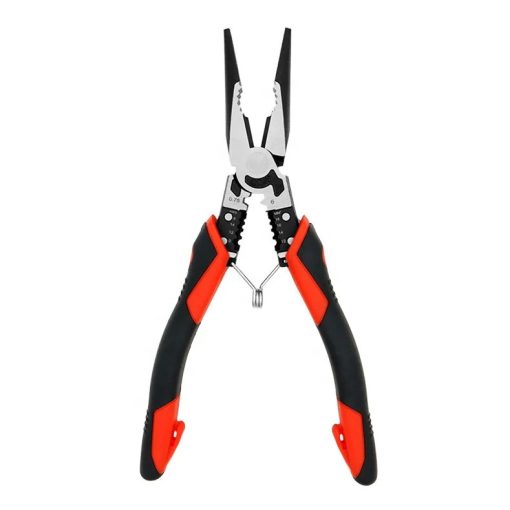 YTH-J332 Chrome Vanadium Steel serrated wire pliers clamping stripping pliers Long Nose Pliers