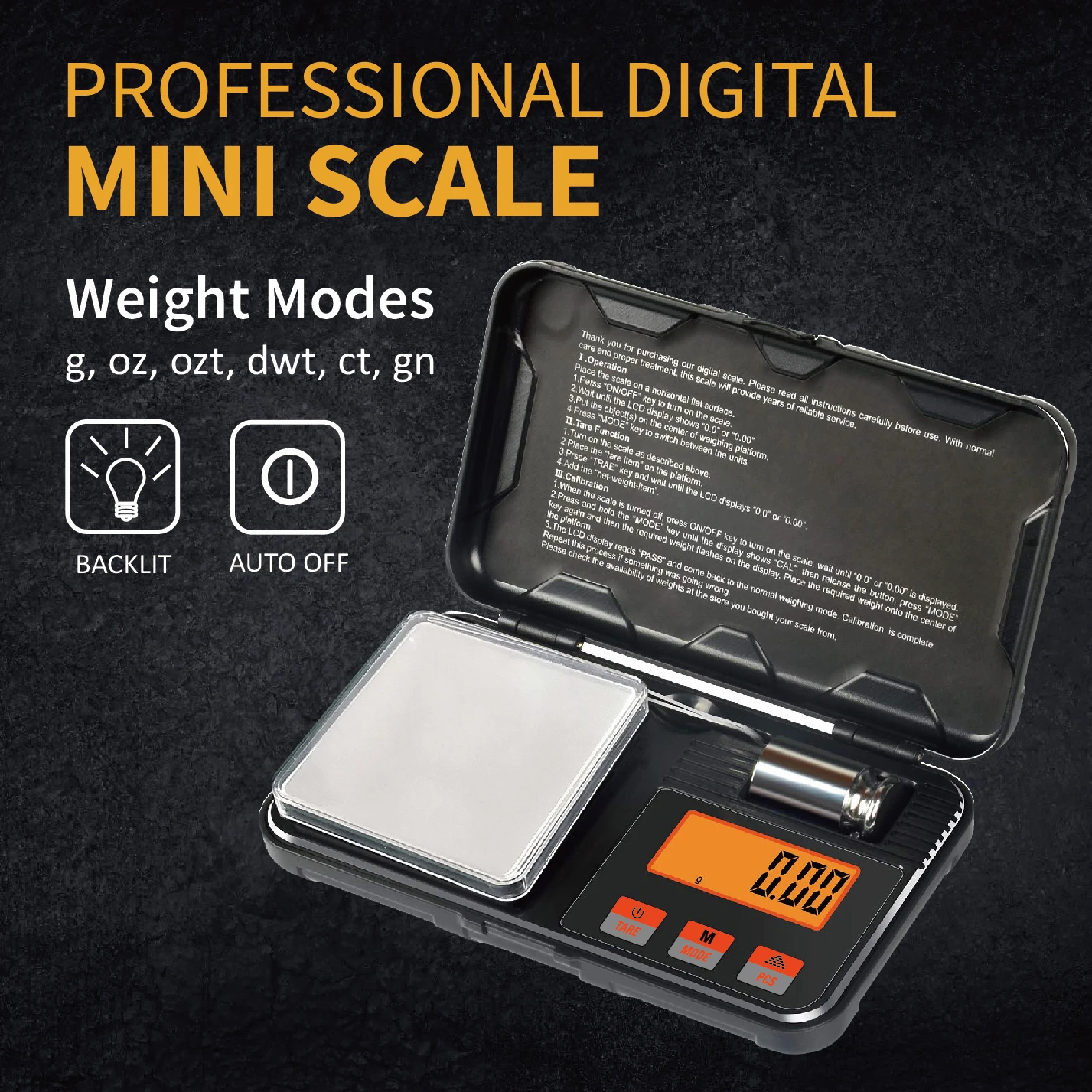 Mini Digital Jewelry Gold Scale Portable Pocket Balance Electronic Scales Kitchen Scale With High Precision 0.01g