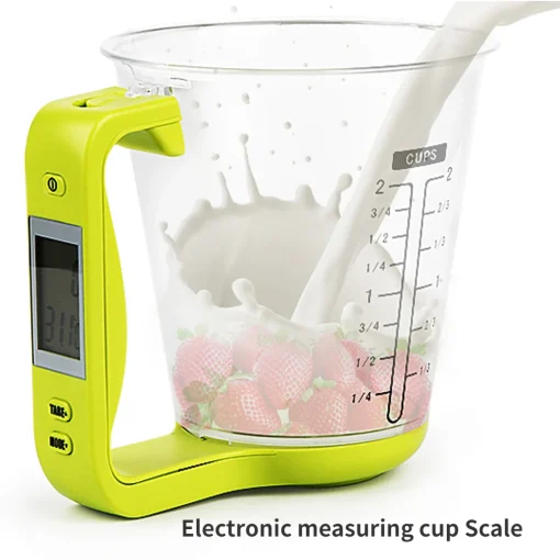 Electronic Scale Measuring Cup Kitchen Scales Plastic Tool Graduated Digital Jug With Scales Kitchen LCD Display - Image 2