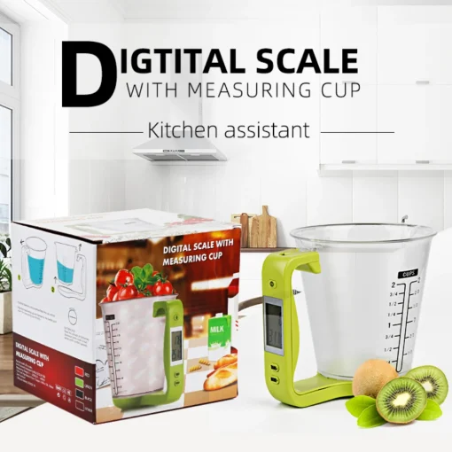 Electronic Scale Measuring Cup Kitchen Scales Plastic Tool Graduated Digital Jug With Scales Kitchen LCD Display