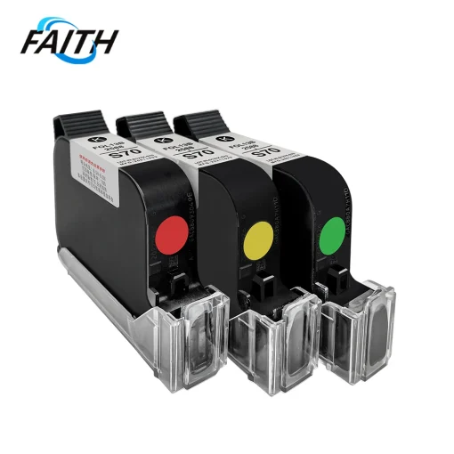 Faith  Cartridge 25.4mm Quick-drying Solvent  72 ML Handheld Online Inkjet impresora Printer Ink Supplies for Packaging Industry - Image 4