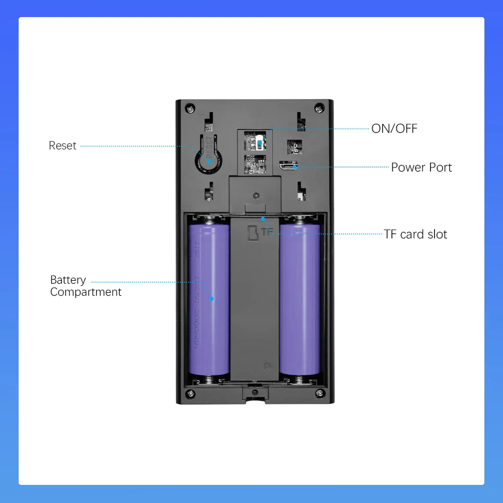 Srihome DH002 4MP Low Comsunption WIFI Doorbell Long Time Standby Visual Video Door Phone Intercom Door Viewer With Indoor Chime