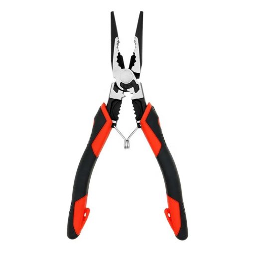 YTH-J332 Chrome Vanadium Steel serrated wire pliers clamping stripping pliers Long Nose Pliers - Image 3