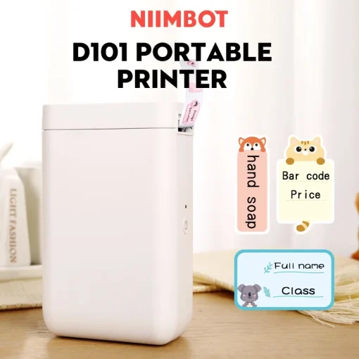 Niimbot D101 Bluetooth Printer 20-25Mm Label Paper For Office Home Shop Retail Use - Image 2