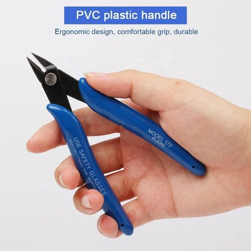 YTH Anti-slip Rubber PLATO 170 Electrical Wire Cutters Cutting Pliers Nipper Mini Diagonal Pliers - Image 6