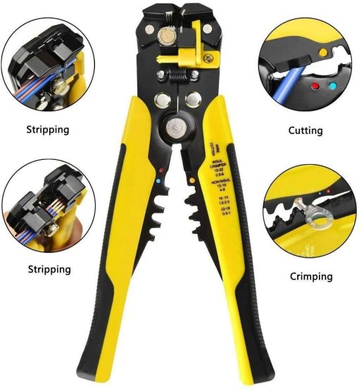 YTH Automatic Wire Stripper 5 In 1 Wire Crimper Wire Cutter - Image 7