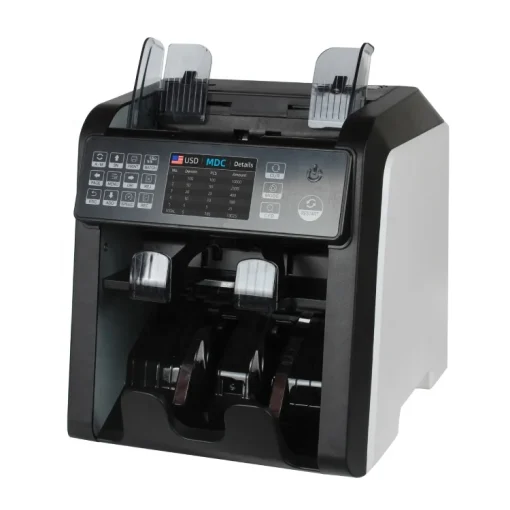 AL-950 Two CIS 2 Pocket Currency Discriminator Banknote Sorter Money Value Counter bill - Image 6