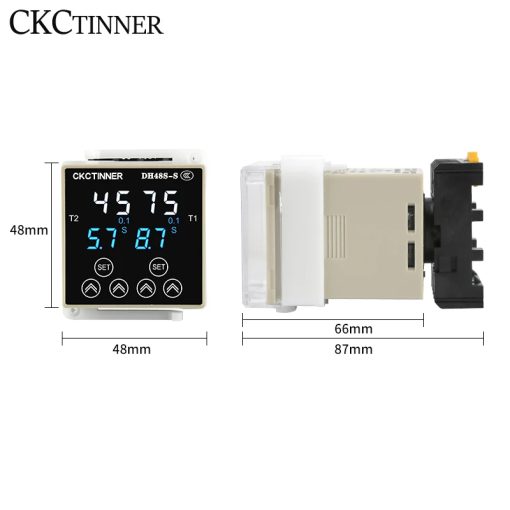 New digital display time relay DH48S-S power-on infinite cycle delay intelligent relay 220V - Image 5