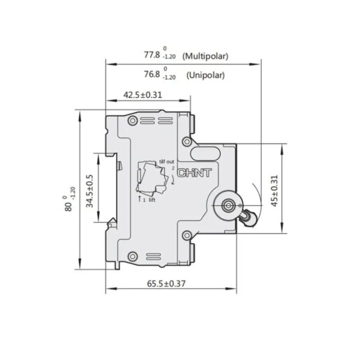 CHINT MCB NXB-63 Miniature Circuit Breaker 1P 2P 3P 4P AC 230/400V CHNT DIN Rail Mounting Miniature Household Air Switch - Image 4