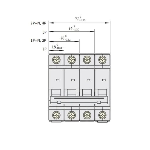 CHINT MCB NXB-63 Miniature Circuit Breaker 1P 2P 3P 4P AC 230/400V CHNT DIN Rail Mounting Miniature Household Air Switch - Image 3