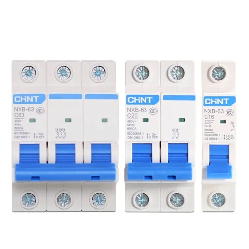 CHINT MCB NXB-63 Miniature Circuit Breaker 1P 2P 3P 4P AC 230/400V CHNT DIN Rail Mounting Miniature Household Air Switch - Image 2